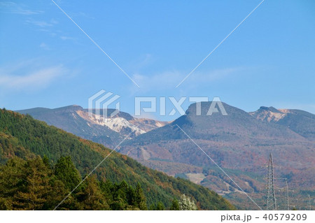 猪苗代からの安達太良山（猪苗代町） 40579209
