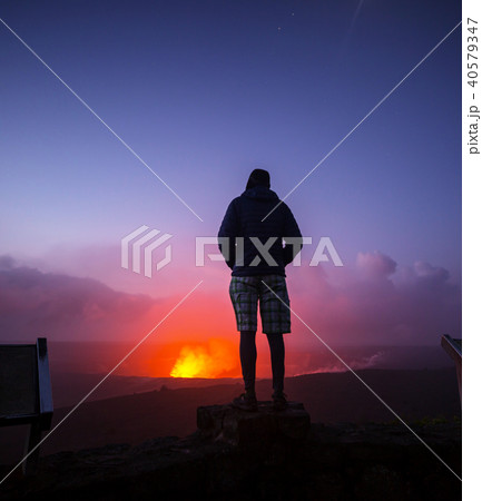 Active volcano 40579347