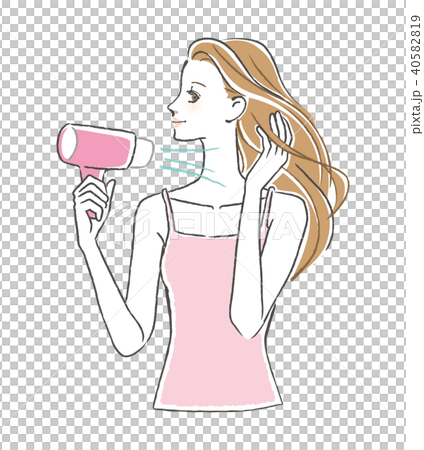 Women dry hair Women dry hair 40582819