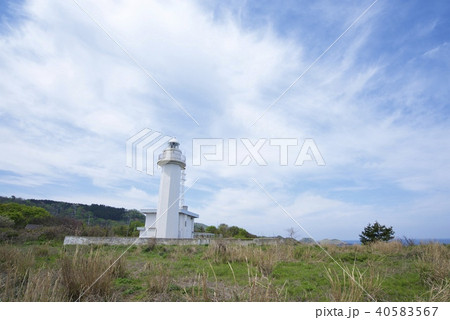 新潟県佐渡市の弾崎灯台(ゴールデンウィーク) 新潟県佐渡市の弾崎灯台(ゴールデンウィーク) 40583567