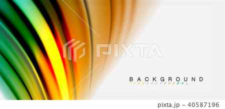 Blurred fluid colors background, abstract waves lines, vector illustration Blurred fluid colors background, abstract waves lines, vector illustration 40587196