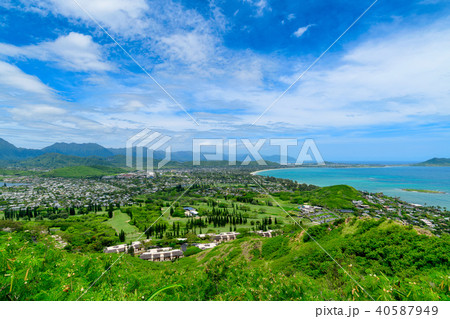 ハワイ オアフ島カイルア・ラニカイビーチ「天国の海」 ハワイ オアフ島カイルア・ラニカイビーチ「天国の海」 40587949