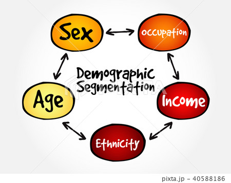 Demographic segmentation mind map Demographic segmentation mind map 40588186