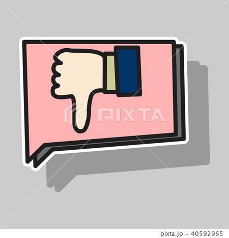 unlike vector icon. Sticker web pointer  40592965