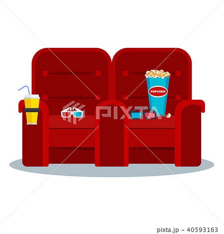 cinema red armchair 40593163