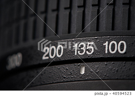 Tele zoom camera lens closeup Tele zoom camera lens closeup 40594523