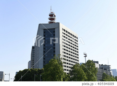 日本の東京都市景観　霞が関の官庁街を望む（警視庁） 40594889