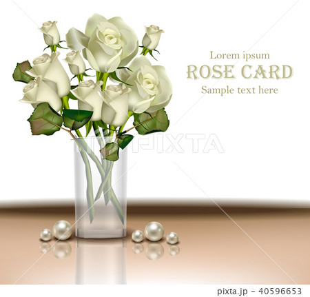 Roses flower bouquet Vector realistic. 3d detailed Roses flower bouquet Vector realistic. 3d detailed 40596653