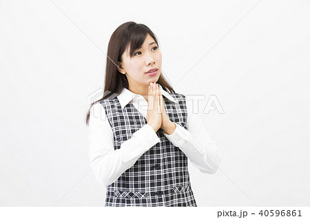 事務服を着た女性 事務服を着た女性 40596861