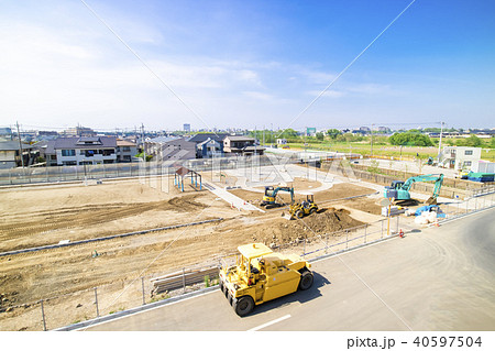 住宅地の建設予定地 更地 住宅地の建設予定地 更地 40597504