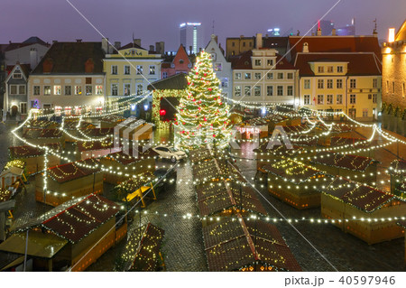 Christmas Market in Tallinn, Estonia 40597946