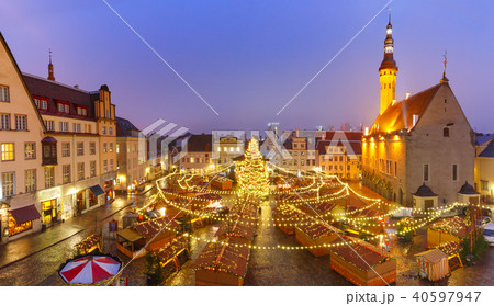 Christmas Market in Tallinn, Estonia 40597947