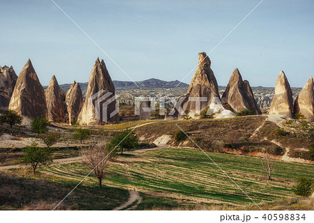 Review unique geological formations in Cappadocia, Turkey. Kappa 40598834
