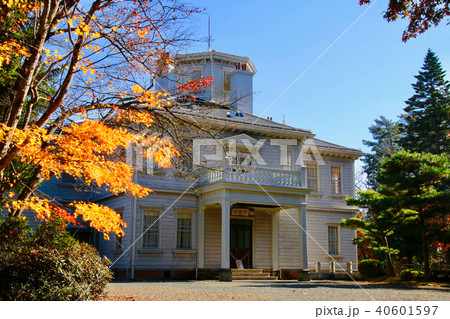 秋の天鏡閣(福島県・猪苗代町) 秋の天鏡閣(福島県・猪苗代町) 40601597