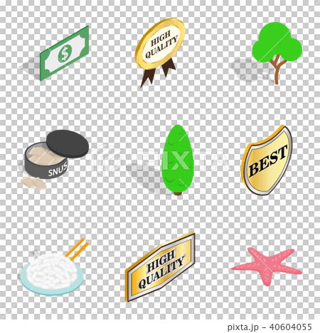 Buy food icons set, isometric style Buy food icons set, isometric style 40604055