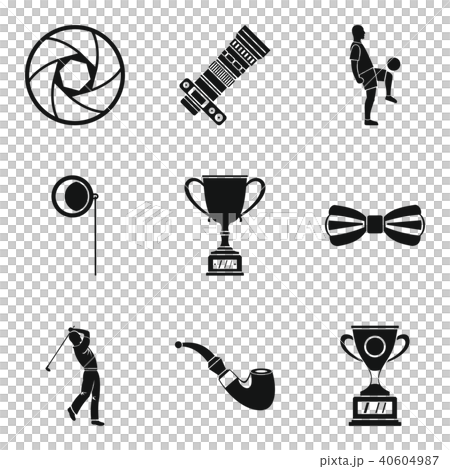 Snapshot icons set, simple style 40604987