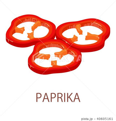 Paprika icon, isometric style Paprika icon, isometric style 40605161