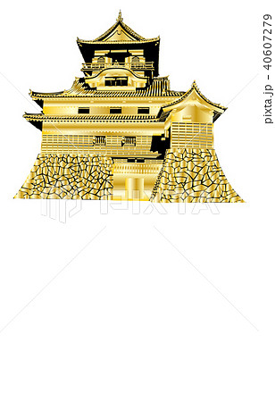 日本の城現存天守犬山城金 40607279