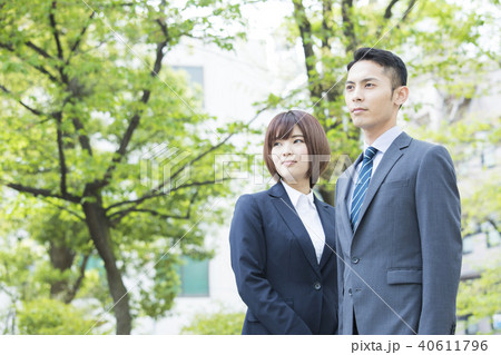 若い男女・仕事仲間 40611796