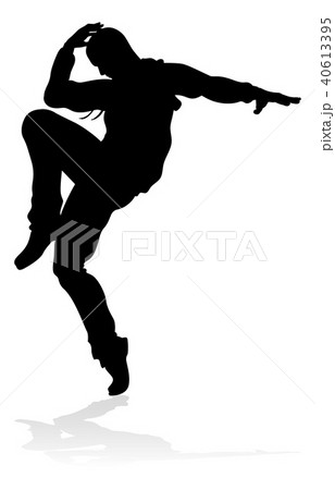 Street Dance Dancer Silhouette Street Dance Dancer Silhouette 40613395