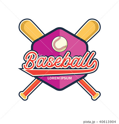 baseball logo, vector illustration 40613904