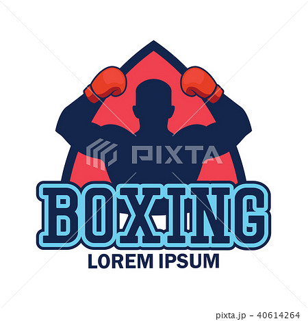 boxing logo, vector illustration 40614264