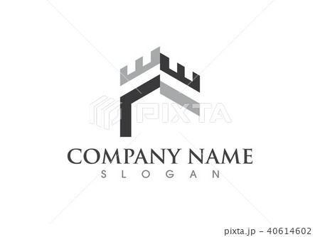castle logo vector 40614602