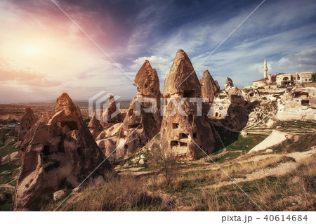 Review unique geological formations in Cappadocia, Turkey. Kappa 40614684