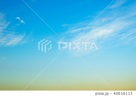 Sky with clouds in evening. 40616113