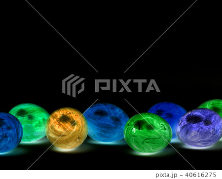 Painted eggs, easter - X-Ray 40616275