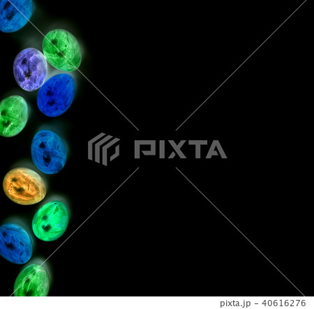 Painted eggs, easter - X-Ray 40616276