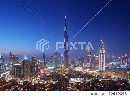 Dubai skyline, United Arab Emirates 40619098