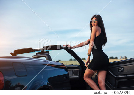 young woman in a photo shoot. 40622896