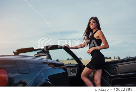 young woman in a photo shoot. 40622899