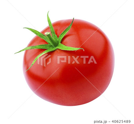 One tomato isolated isolated on white background One tomato isolated isolated on white background 40625489