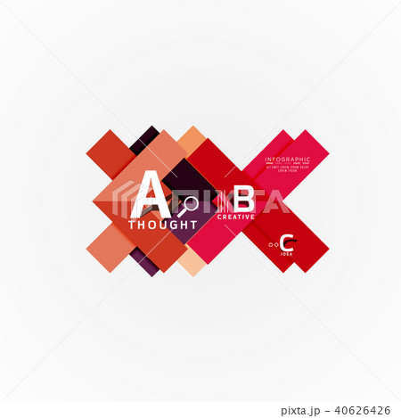 Abstract geometric option infographic banners, a b c steps process Abstract geometric option infographic banners, a b c steps process 40626426