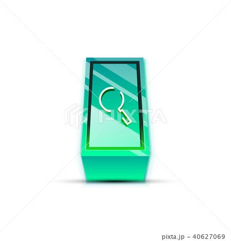 Search magnifyier web button, magnify icon. Modern magnifying glass sign, web site design or mobile Search magnifyier web button, magnify icon. Modern magnifying glass sign, web site design or mobile 40627069