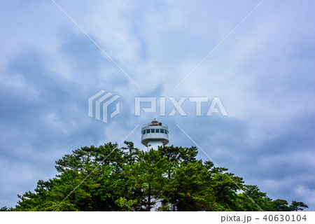 曇りの門脇灯台 40630104