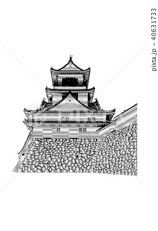 日本の城現存天守高知城銀 40631733