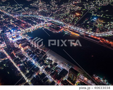 基隆市の空撮夜景 基隆市の空撮夜景 40633038