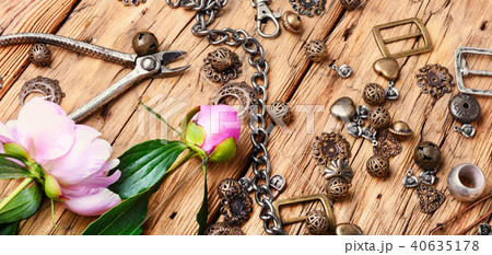 Fashionable female bijouterie 40635178