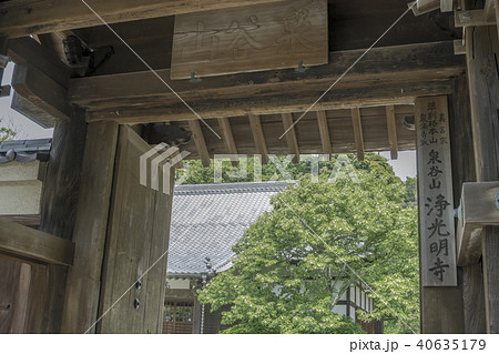 浄光明寺の山門（鎌倉市扇ガ谷） 40635179