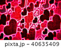 Heart-shaped abstract colorful pattern background 40635409