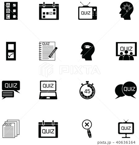 quiz icon set quiz icon set 40636164