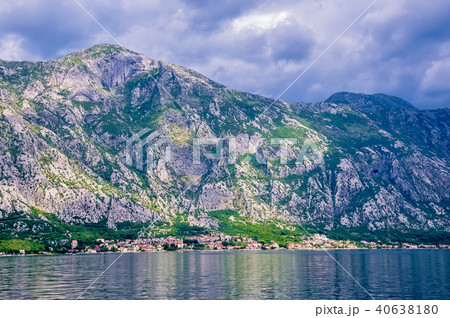 Mountains on the shore of the Boka Kotorska Bay Mountains on the shore of the Boka Kotorska Bay 40638180