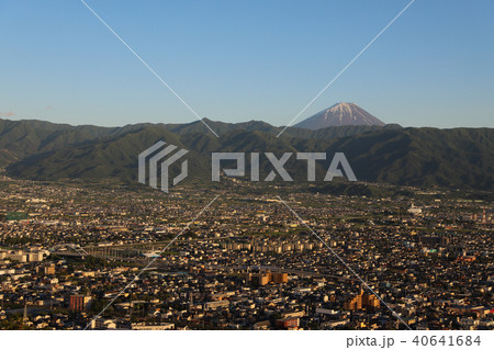 甲府盆地の風景 甲府盆地の風景 40641684