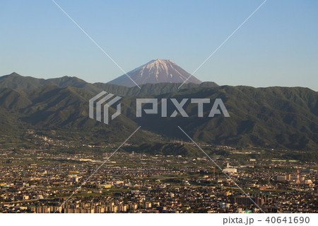 甲府盆地の風景 40641690