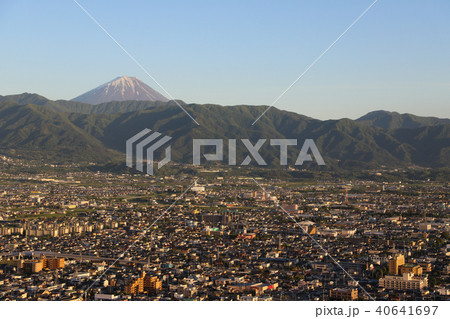 甲府盆地の風景 40641697