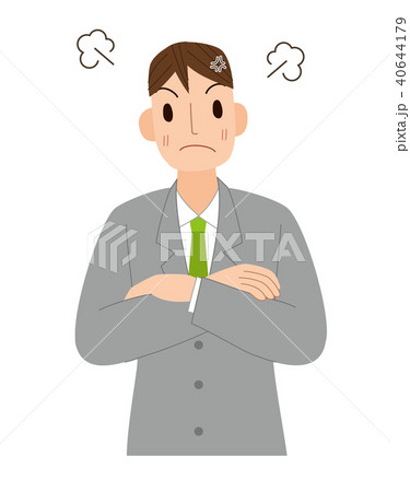 会社員・怒る 40644179