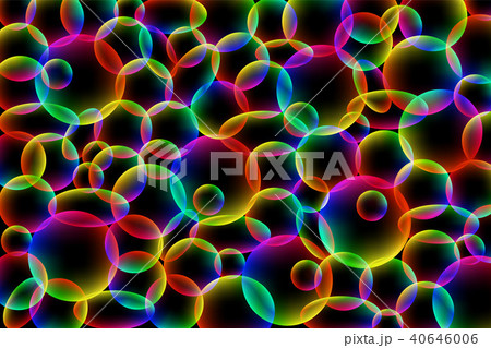 abstract background, ornament of spheres, neon abstract background, ornament of spheres, neon 40646006